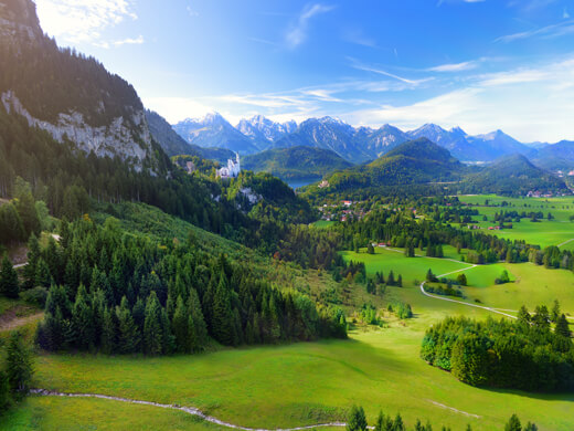 Von Füssen zum Schloss Neuschwanstein wandern: der malerische Süden Bayerns 4