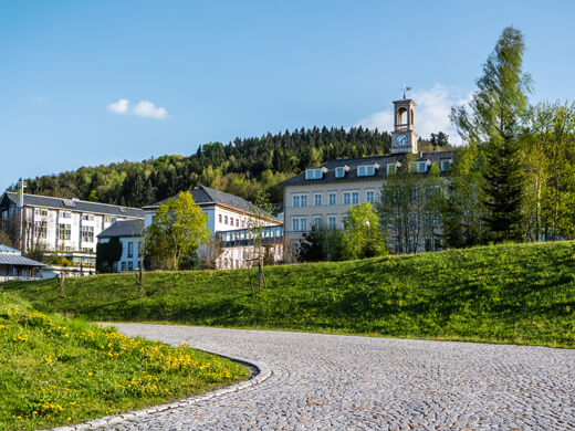 Wandern in Wolkenstein mit Blick auf das Zschopautal 