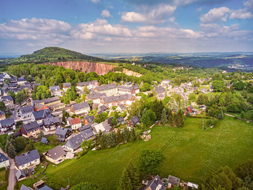 Bei Altenberg mit Ausblick vom Aussichtsturm Oberbärenburg wandern 